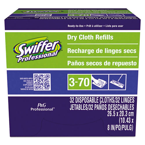 Kelsan Swiffer Dry Refill Cloths White 10 5/8"x8"